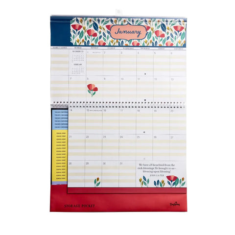 2024 Inspirational Family Planner Blessing Upon Blessing U0286
