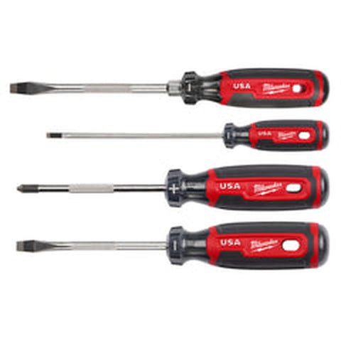 ulti-Bit Screwdriver Set With Cushion Grip (4-Piece)