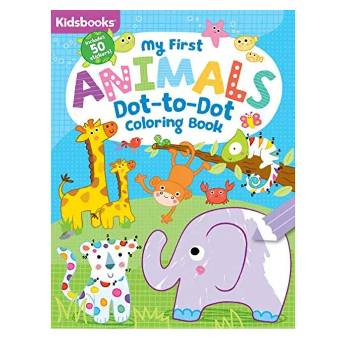 My First Animals Dot-to-Dot Coloring Book 2042