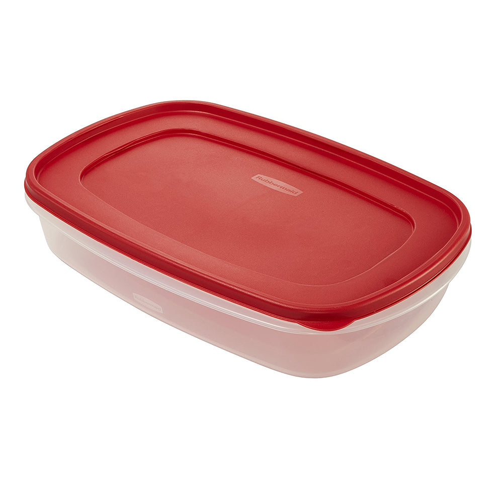 Rubbermaid EasyFindLids 1.5 Gallon Rectangle Food Storage Container ...