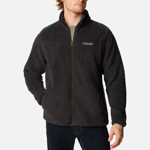 Black Men's Rugged Ridge III Full-Zip Sherpa Fleece Jacket 2059181010