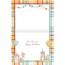 Inside of Card 1: Let's Paw-ty! Happy Birthday!