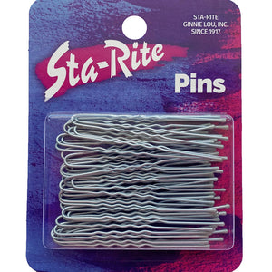 Silver 40-Count Tipped Hairpins 2093