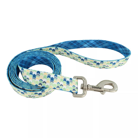 Green Yellow Navy Chevrons Sublime Dog Leash