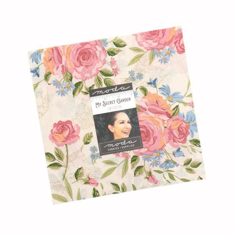 My Secret Garden Collection Cotton Fabric Layer Cake 20980LC