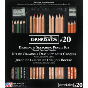 General Pencil Classic Drawing & Sketching Pencil Kit 20GP – Good's Store  Online