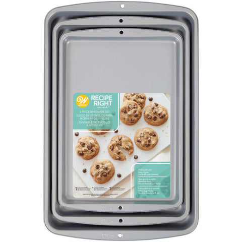 Non-Stick Cookie Sheets, Set of 3 in package