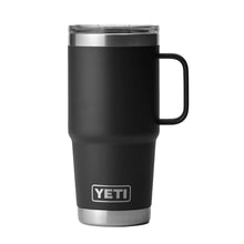 Yeti Rambler 20 oz Travel Mug with Handle in Black