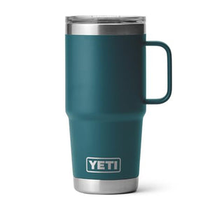 Yeti Rambler 20 oz Travel Mug with Handle in Agave Teal