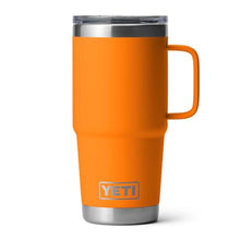 Yeti Rambler 20 oz Travel Mug with Handle in King Crab Orange