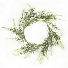 16-inch White Lavender Wreath