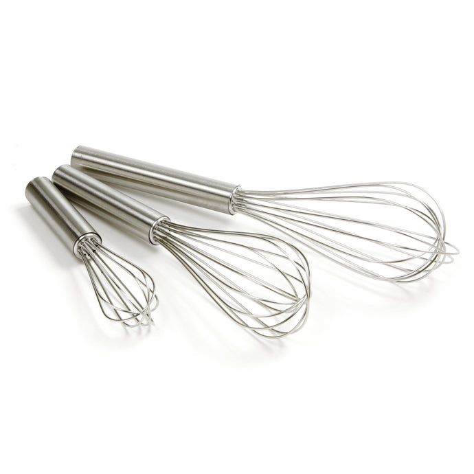 Set of 3 Stainless Steel Whisks 2115