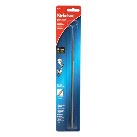 Nicholson 8 in. L High Carbon Steel File 01765 21323