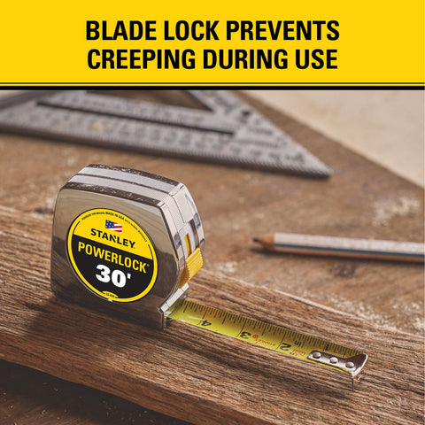 Stanley Tools PowerLock 30 Foot Tape Measure 33-430 21466
