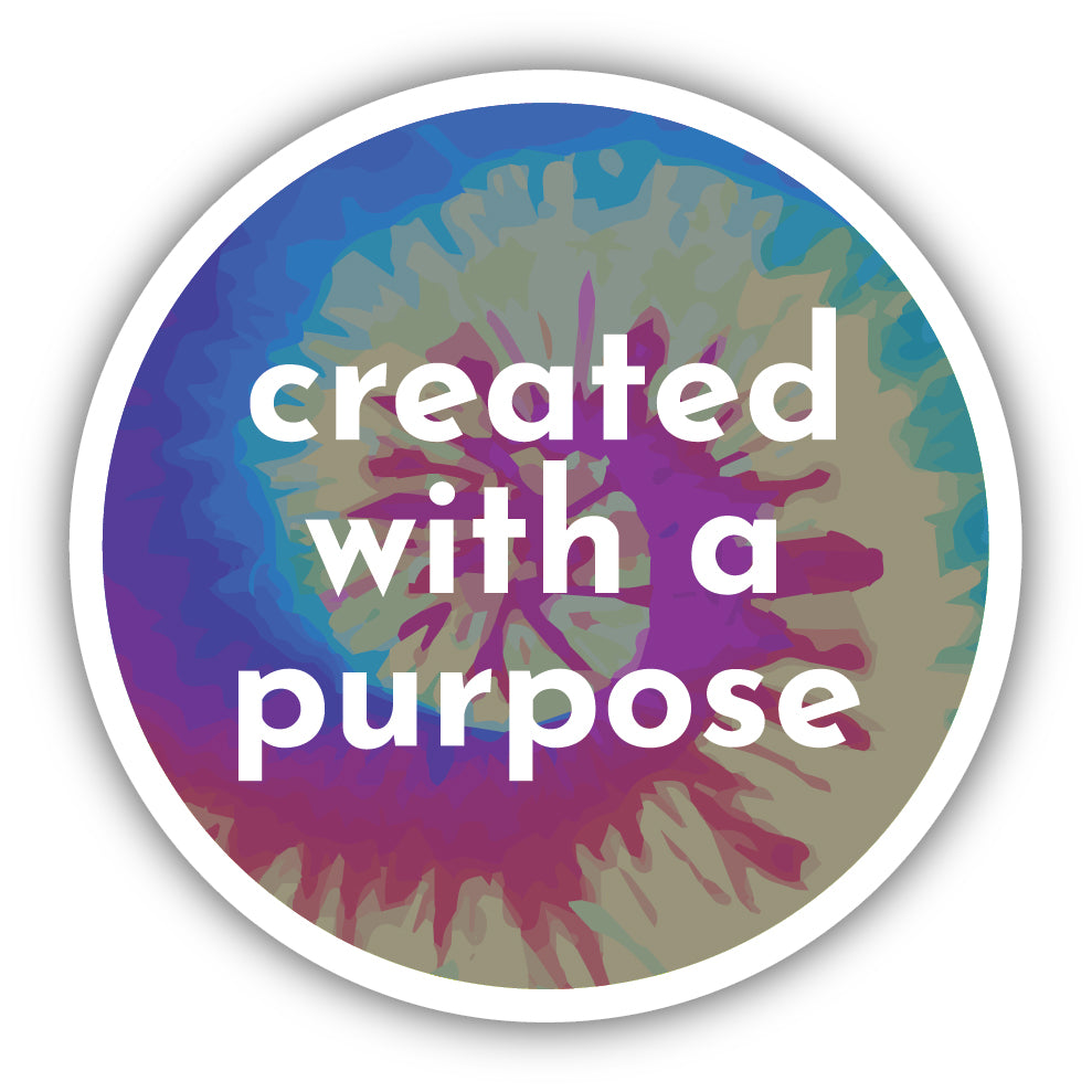 Created With A Purpose Sticker 2160-LSTK