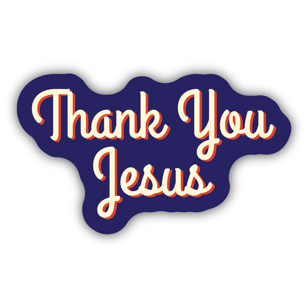 Thank You Jesus Sticker 2167-LSTK