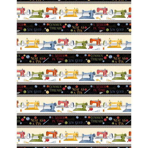 Common Threads Collection Repeating Stripe Cotton Fabric 21752