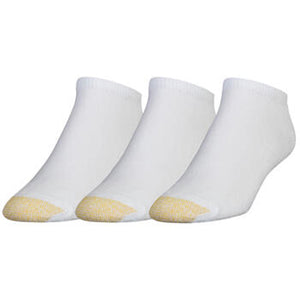 White 3-Pack Men's Ultra Tec No Show Socks 2185P