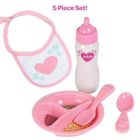 Magic feeding set for dolls