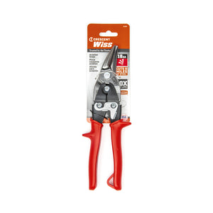 Wiss 9-3/4 in. Stainless Steel Left Compound Action Aviation Snips 18 Ga. M-1R 21983