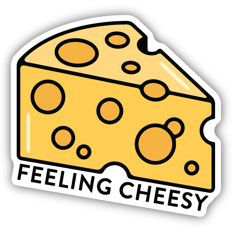 Stickers Northwest Feeling Cheesy Cheese Wedge Sticker 2199-LSTK – Good ...