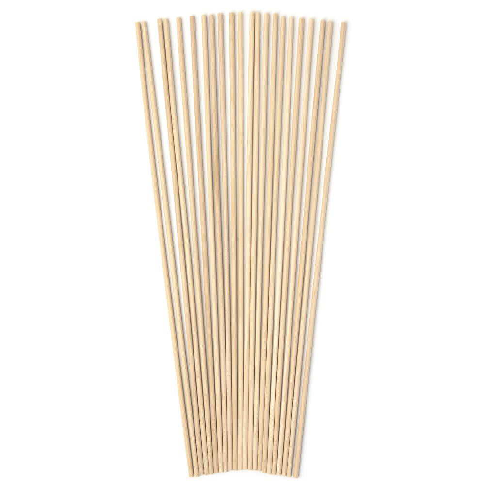 22 pack wooden dowel rods