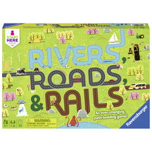 Rivers, Roads, & Rails Board and Card Game 22053