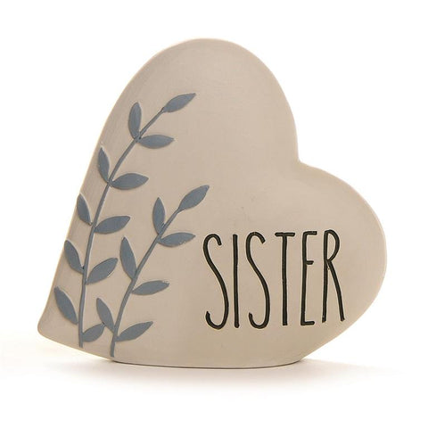 Sister Heart Plaque 221-13357