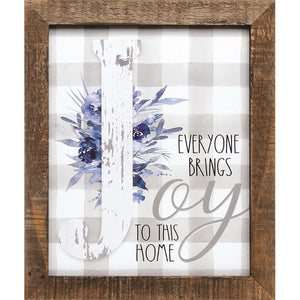 Everyone Brings Joy To This Home Framed Sign 221-30398