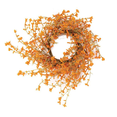 Orange Wildflower Candle Ring 221-60950