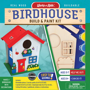 Buildable Birdhouse Wood Paint Kit 22102