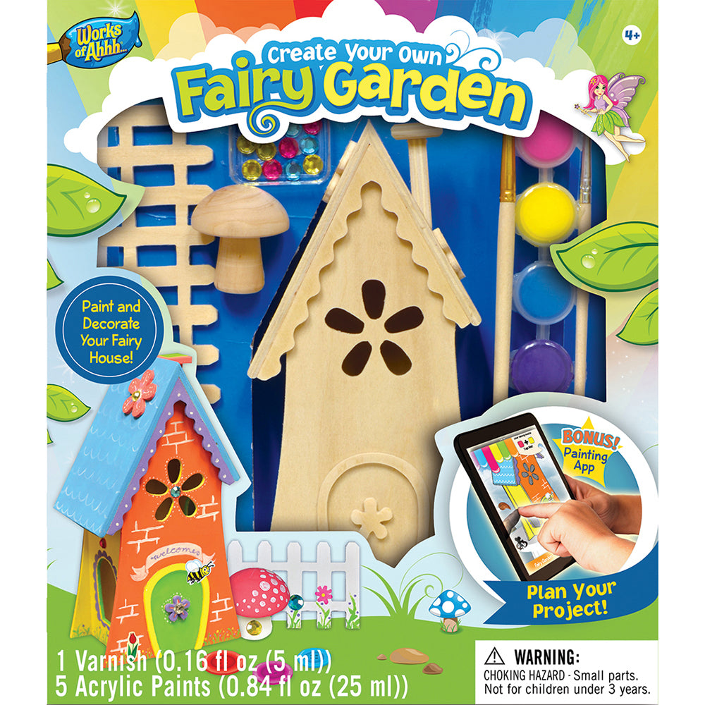 Fairy Garden Wood Paint Kit 22116