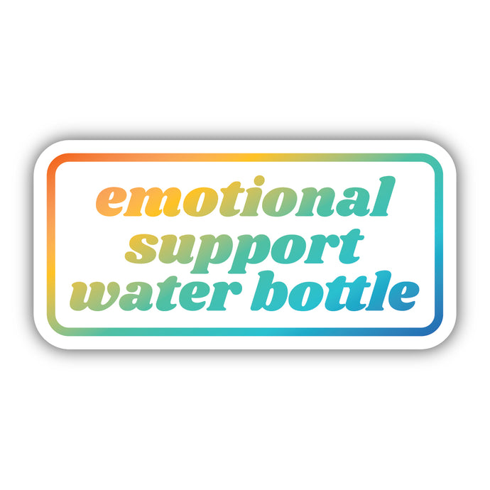 Emotional Support Water Bottle Sticker 2238-LSTK