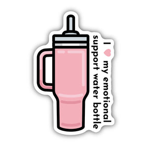 Emotional Support Water Bottle Sticker 2239-LSTK