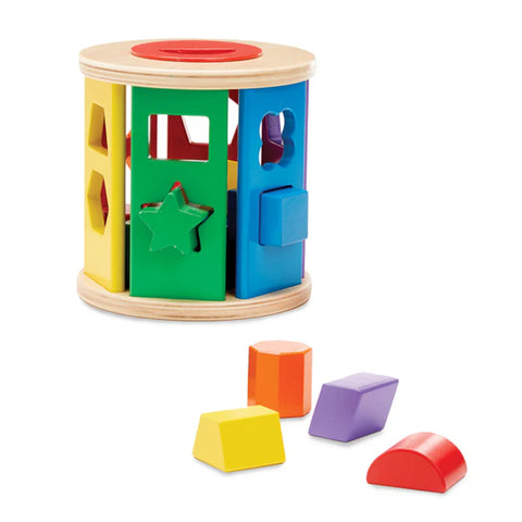 Melissa and Doug - Match and Roll Shape Sorter 50297