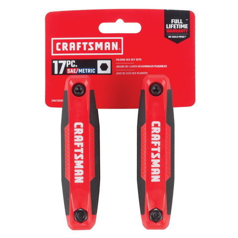 2 Pc. Folding Hex Key Set