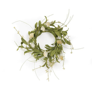 Small Ivory Clover Wreath 231-61186