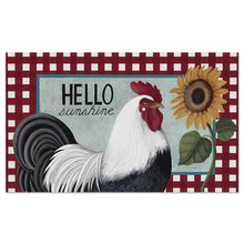 Hello Sunshine Rooster Decorative Floor Mat 231-MATDS530