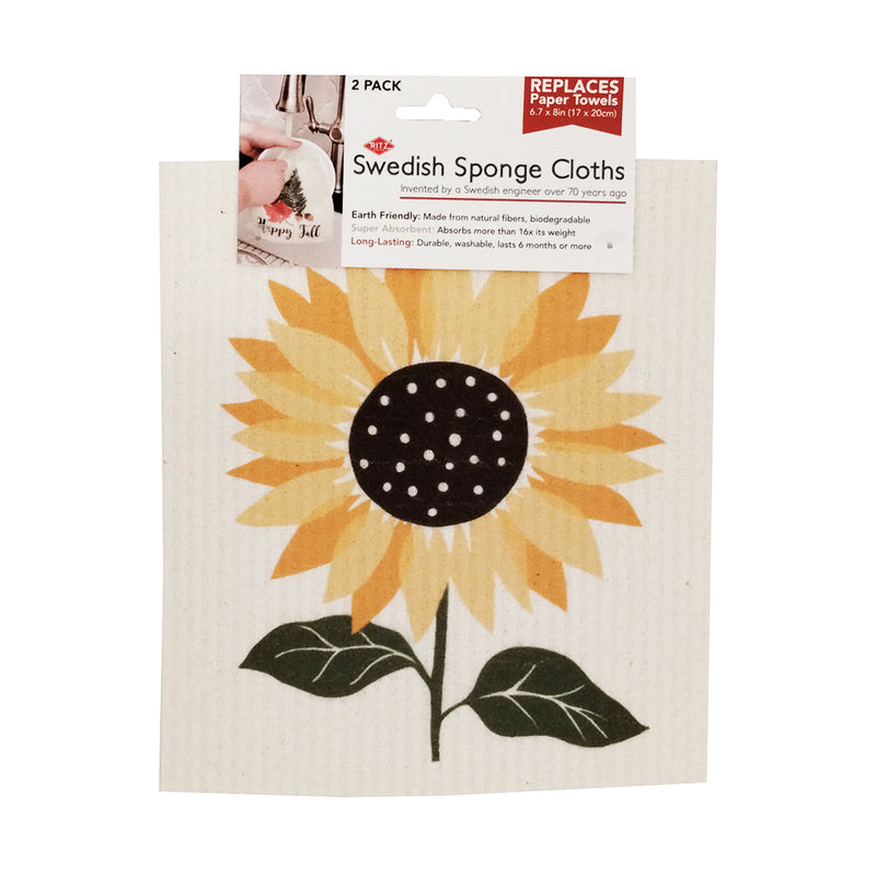 Sunflowers Swedish Dishcloth – Refill Mercantile