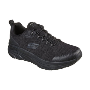 Skechers men's D'Lux Walker Pensive shoe in black