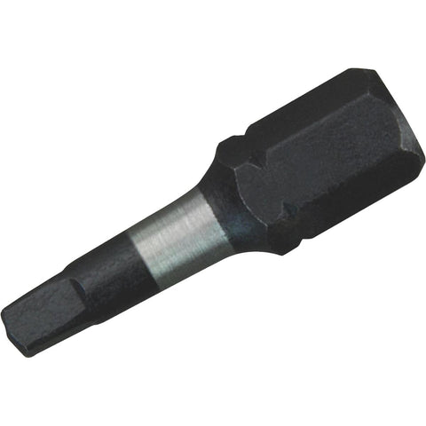 1/4" Shockwave Square #3 X 1 in. L Screwdriver Bit Steel 2 pk