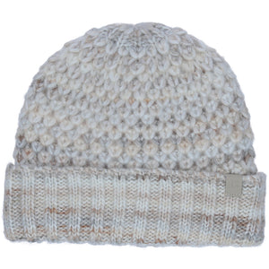 Beige Women's Laila Cuffed Pom Beanie 232597