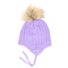 Lavender Girls' Sia Jr. Earflap Winter Hat 234099