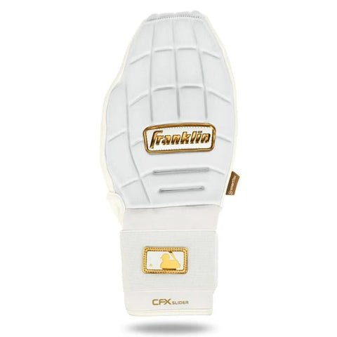 White/Gold CFX PRT Protective Sliding Mitt 23555C