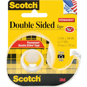 0.75" x 300" Scotch Permanent Double-Sided Tape