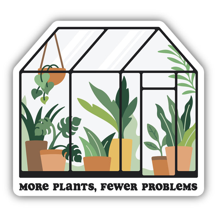 More Plants, Fewer Problems Sticker 2370-LSTK