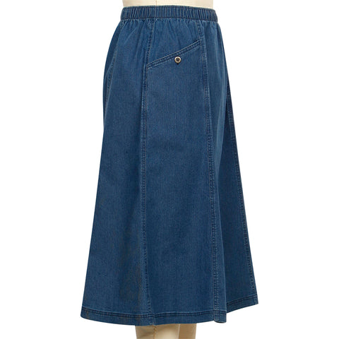 Light Denim Art Skirt 2377-S868