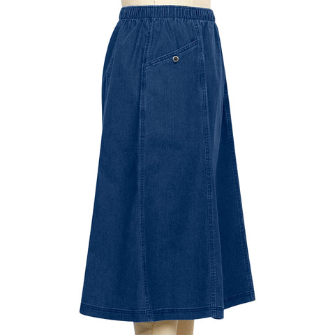 Medium Denim Art Skirt 2377-S1310