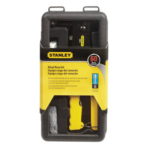 Stanley Tools Steel Blind Rivet Tool Kit Yellow 60 pc STHT72179 2381820