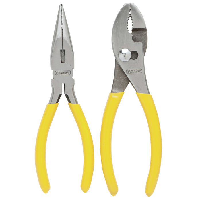 Stanley Tools 2 Piece Drop Forged Steel Pliers Set 6 Inch 84-212 2391753